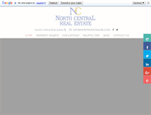 Tablet Screenshot of northcentralre.com